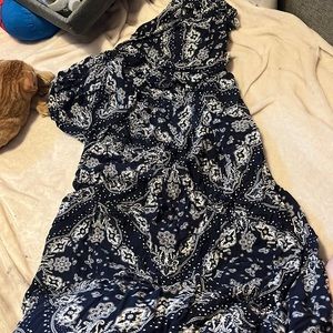 long off the shoulder dress